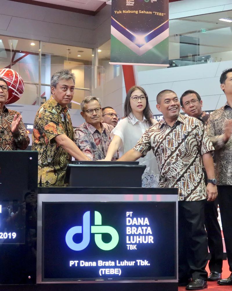 Officially listed on the stock exchange, Dana Brata Luhur (TEBE) shares shot 49.77%
